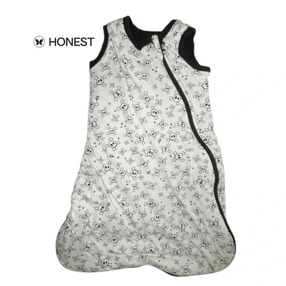 The Honest Company Baby Organic Cotton Light Filled Reversible Wearable Blanket - Picture 13 of 14